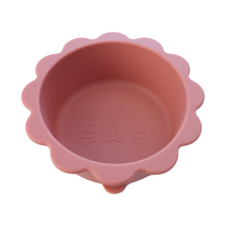 Silicone Suction Cat Bowl - Brick Red