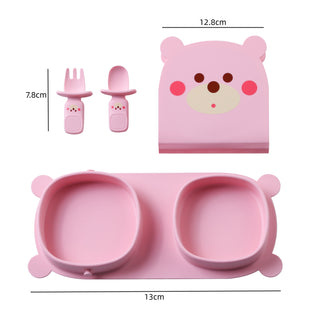 Pink Bear Travel Plate