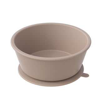 Silicone Suction Bowl - Khaki