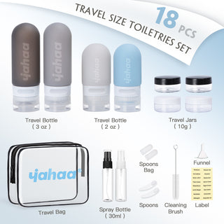 Silicone Travel Bottles (4pcs)