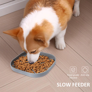 Silicone Dog Bowl-leaf