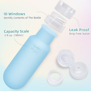 Silicone Travel Bottles (5pcs)