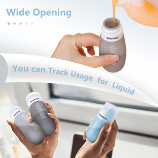 Silicone Travel Bottles (4pcs)