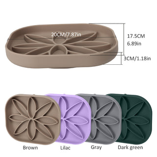 Silicone Dog Bowl-leaf