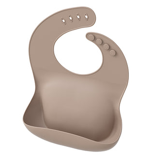 Silicone Bib - Khaki