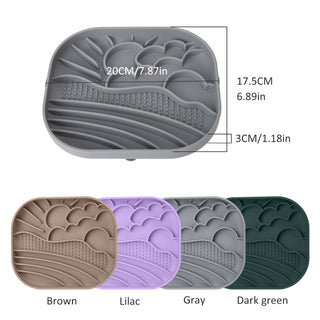 Silicone Dog Bowl-Sky