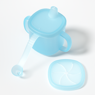 Silicone Baby Star and Moon Cup - Blue