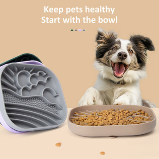 Silicone Dog Bowl-Sky