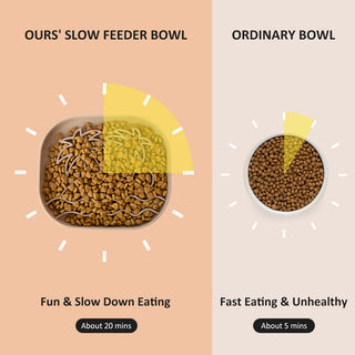 Silicone Dog Bowl-coconut palm