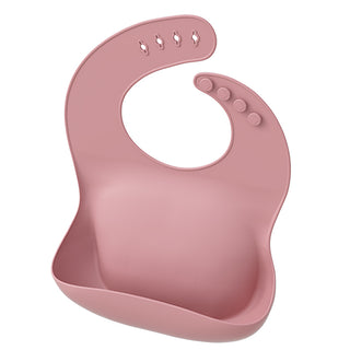 Silicone Bib - Pink