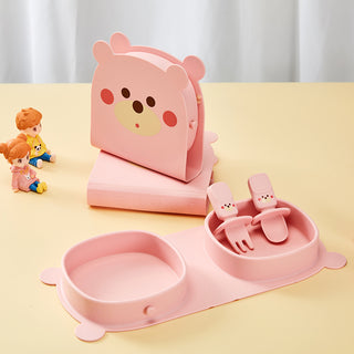 Pink Bear Travel Plate