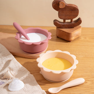 Catbowl and Spoon Set - Brick Red