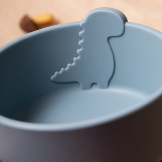 Dinobowl and Spoon Set - Estate Blue