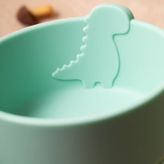 Dinobowl and Spoon Set - Mint Green