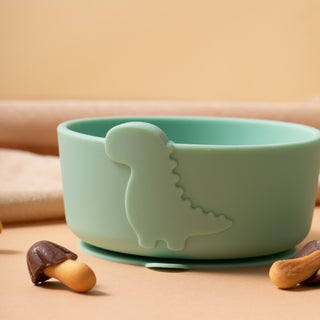 Dinobowl and Spoon Set - Mint Green