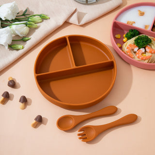 Plate and Spoon Fork Set - Ginger