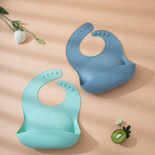 Silicone Bib - Mint Green