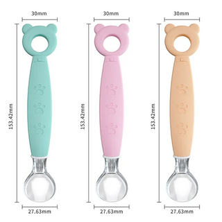 Silicone Bear Spoon 6-Pack