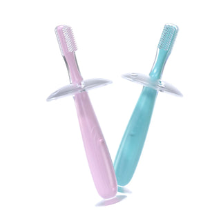 Silicone Baffle Toothbrush 2-Pack