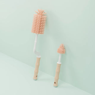 Silicone milk bottle brush