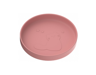 Silicone Suction Cat Plate - Brick Red