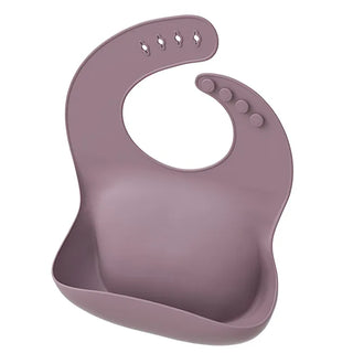 Silicone Bib - Purple