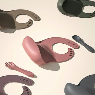 Silicone Bib - Pink