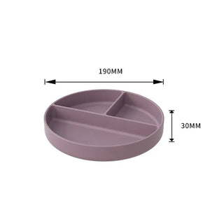 Silicone Suction Plate - Purple