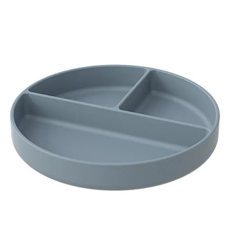 Silicone Suction Plate - Estate Blue