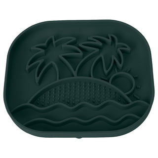 Silicone Dog Bowl-coconut palm