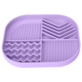 Silicone Dog Bowl-square grid