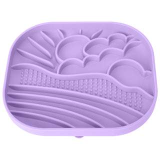 Silicone Dog Bowl-Sky