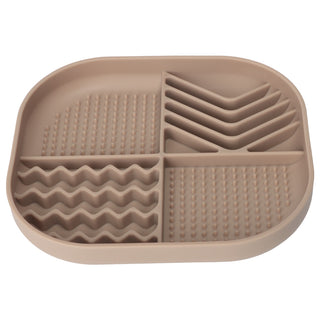 Silicone Dog Bowl-square grid