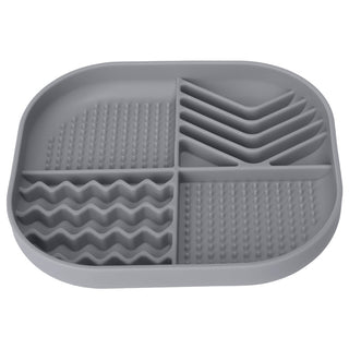 Silicone Dog Bowl-square grid